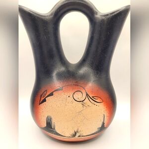 Mario Dine Navajo Southwestern Wedding Vase
